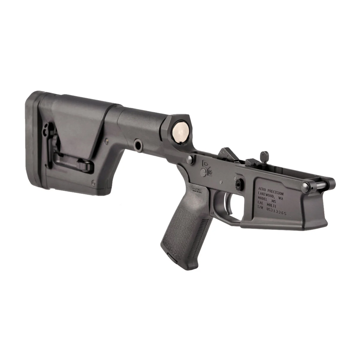 AERO PRECISIONM5 COMPLETE LOWER RECEIVER W/MOE GRIP & PRS G3 STOCK AR .308