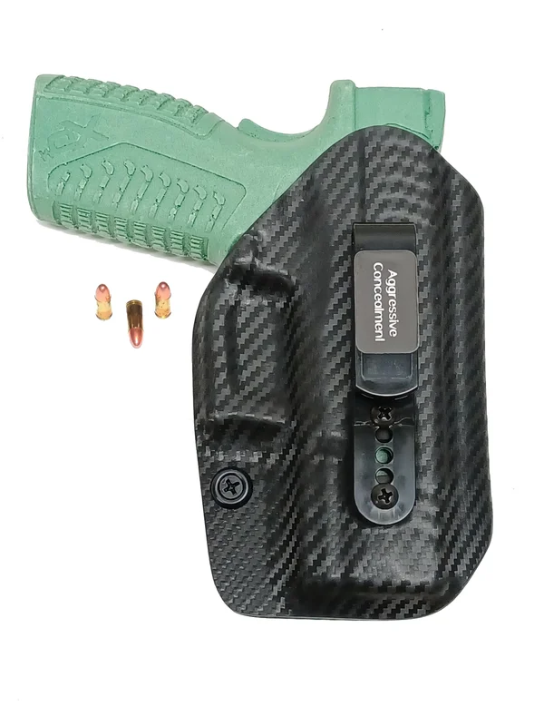Aggressive Concealment XDMIWBLPT Tuckable IWB Kydex Holster Springfield XDM 3.8 40 S&W