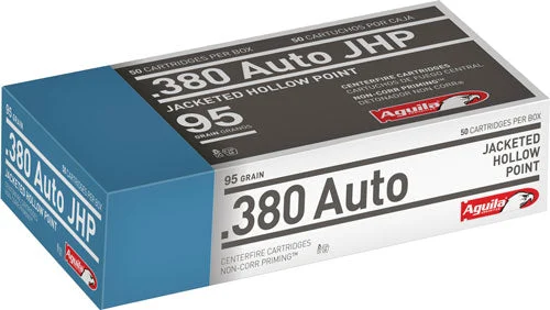 Aguila.380 ACP/Auto 90 gr JHP ammo