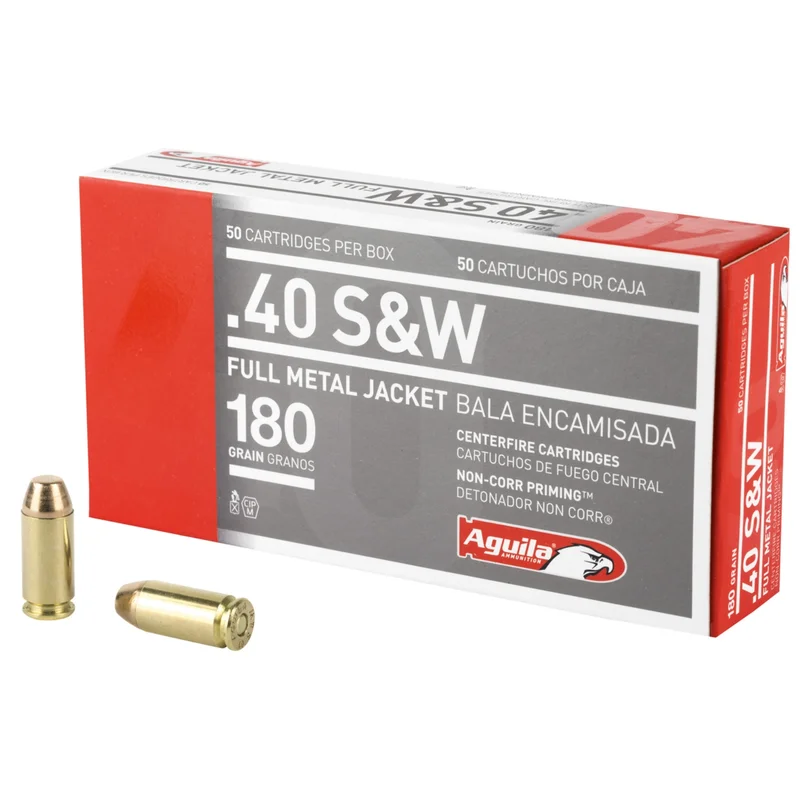 Aguila Ammunition 40 S&W 180-Grain Pistol Ammunition