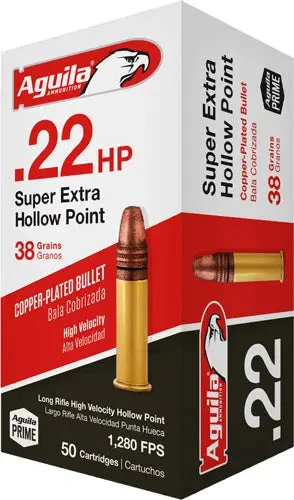 AGUILA HIGH-VEL 22LR 38GR HP 2000RD CASE