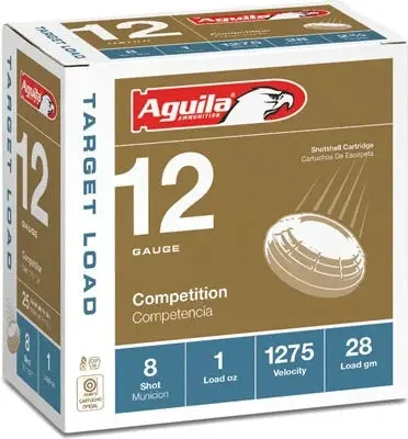 AGUILA SHOTSHELL 12GA 2.75" 1OZ #8 1275FPS 250RD CASE
