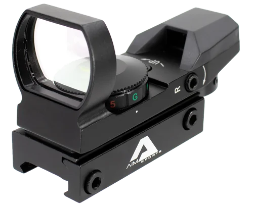 Aim Sports Reflex Special Ops Edition Matte Black 1x 34mm 3 MOA Dual (Red/Green) Illuminated Multi Reticle