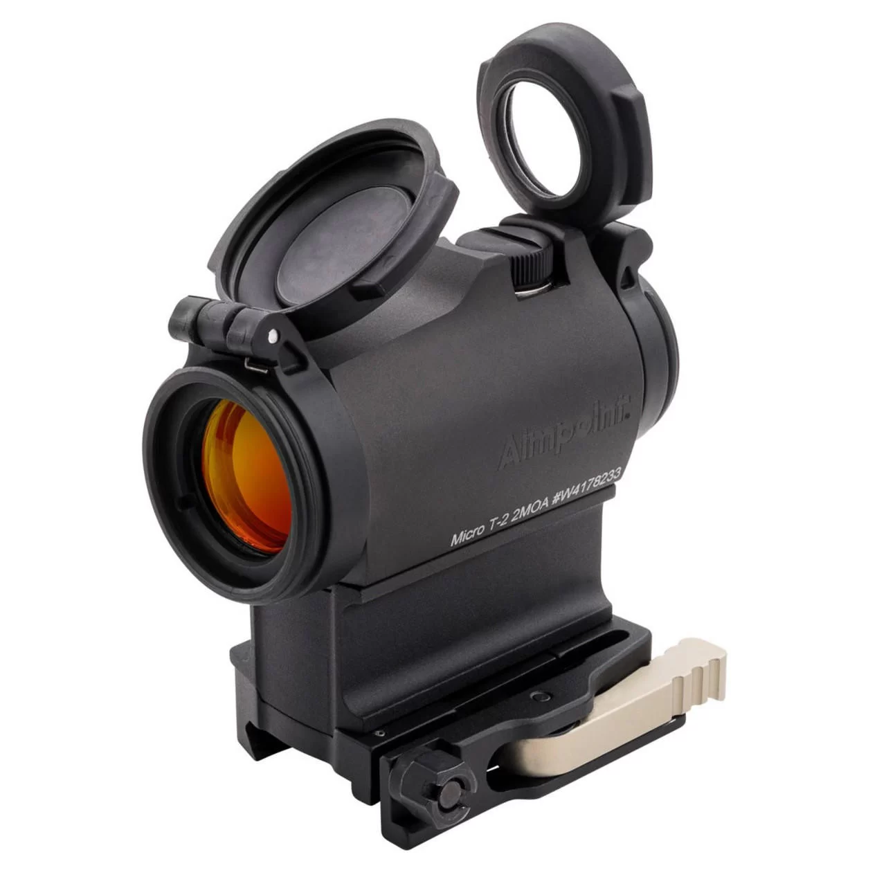 Aimpoint Micro T-2 Red Dot Sight, AR Ready, 2 MOA LRP Mount 39mm Spacer