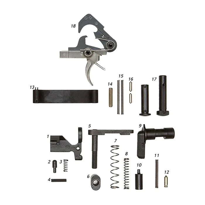 ALG DEFENSEAR-15 LOWER PARTS KIT W/ ACT TRIGGER