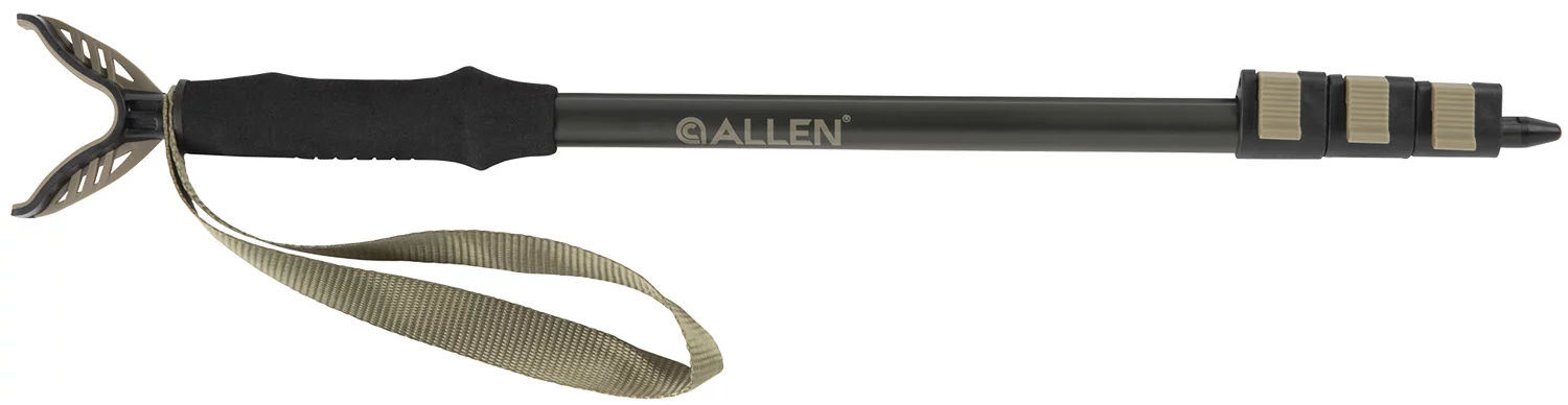 Allen 2163 Swift Shooting Stick Monopod made of Matte Black Aluminum with Padded Grip Surface & 21.50-61″ Vertical Adjustment