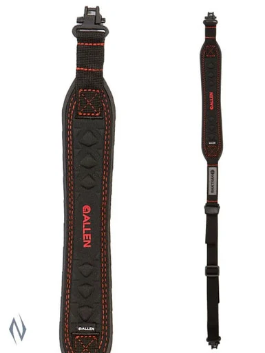 ALLEN BAKTRAK VAPOR BLK / RED SLING + SWIVELS
