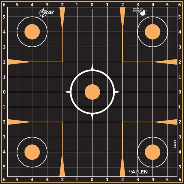 ALLEN EZ AIM 12"X12" SIGHT-IN 5PK