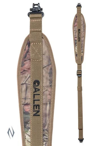 ALLEN GUNNISON NEOPRENE SLING MOSSY OAK + SWIVELS