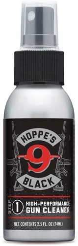 ALUMINIUM PUMP BOTTLEHOPPES BLACK GUN CLEANER 2 OZ.