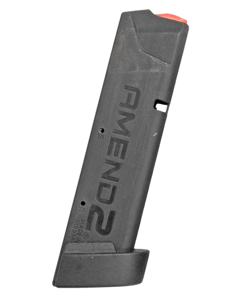Amend2 Magazine, A2, 9mm, 17rd, Fits Sig P320 Full Size, Polymer Construction, Black