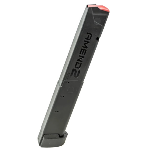 Amend2 Magazine, A2-Stick, 9mm, 32rd, Fits Sig P320, Polymer Construction, Black