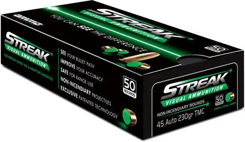 AMMO INC 45 ACP 230GR TMC GREEN STREAK 5ORD