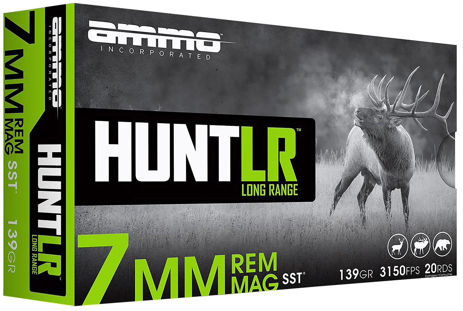 Ammo Inc 7MM139SSTA20 Hunt Super Shock Tip SST 139 Grain 7mm Remington Mag