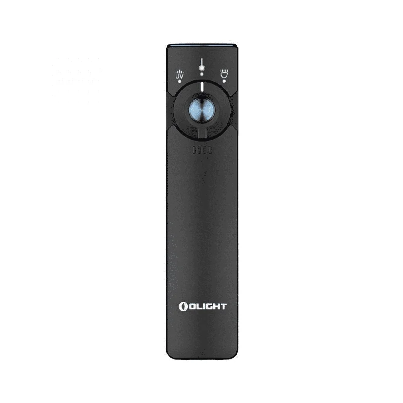 Arkfeld Pro Flat EDC Flashlight with LED Light, UV and Laser