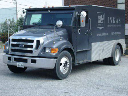 Armored Cash in Transit Truck Based on Ford F-650