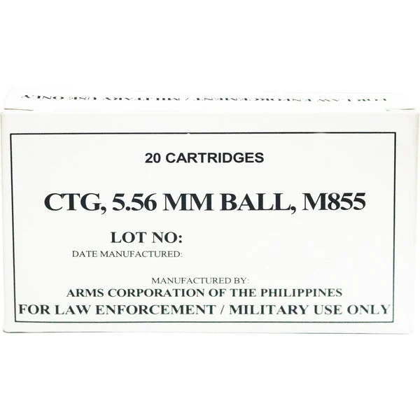 ARMSCOR 556NATO 62GR M855 20RD
