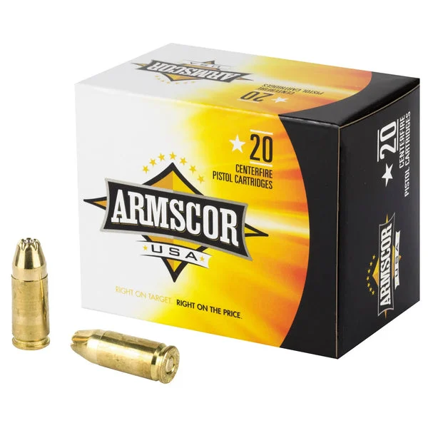 ARMSCOR 9MM 124GR JHP 20RD