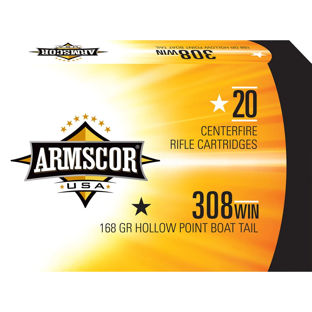 Armscor USA Competition .308 Win / 7.62x51mm 168 gr BTHP ammo