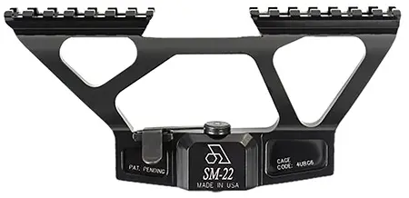 Arsenal SM22 AK Scope Mount SAM7K SeriesBlack Anodized 0 MOA