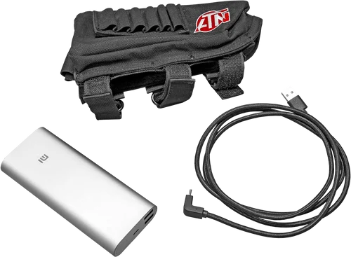 ATN Corp Power Weapon Kit, Includes 20,000 mAh Battery Pack, Power Cable,Stock Pouch