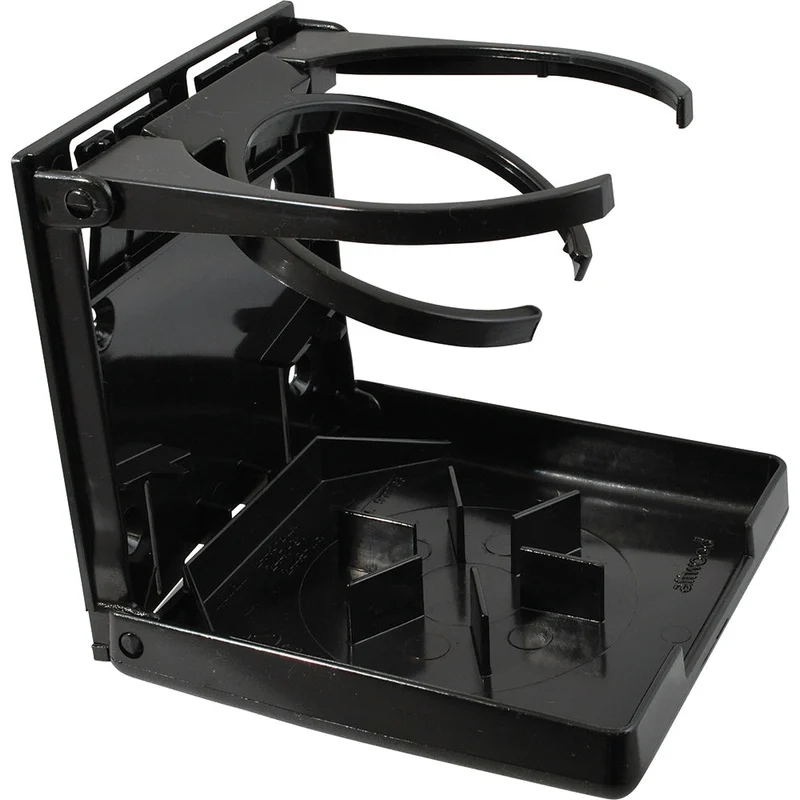 Attwood Fold-Up Drink Holder – Dual Ring – Black [2445-7]