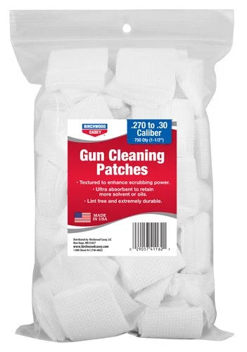 B/C PATCH 1-1/2" SQUARE .26-.30 CALIBERS 750-PACK