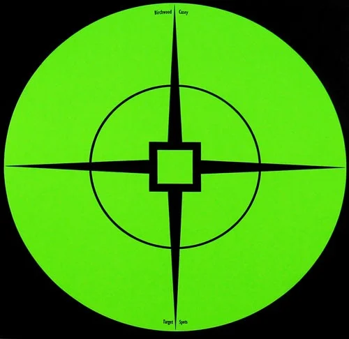 B/C TARGET SPOTS 6" TARGET 10 TARGETS GREEN