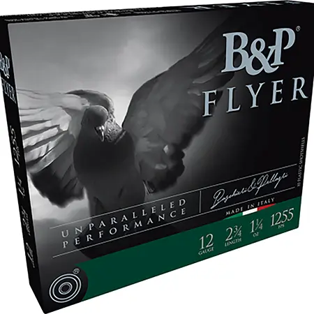 B&P Ammunition 12B14PL8 Competition Flyer 12 Gauge 2.75″ 1 1/4 oz 8 Shot 10 Per Box/ 10 Cs