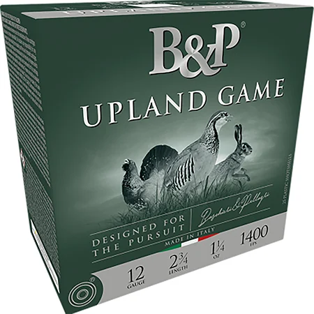 B&p Ammunition 12B14UP6 Upland Game12Gauge 2.75″ 1 1/4oz 6Shot 25 Per Box/10 Case