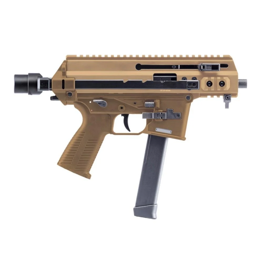 B&T APC9K Pro Handgun 9mm Luger 30rd Magazine 4.3″ Barrel Coyote Tan with Glock Lower