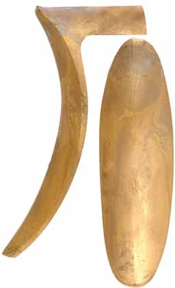 Ballard Buttplate,wax cast brassOverall length 4-7/16", width 1-5/16", comb 1-7/8"