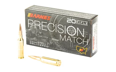 Barnes 30166 Precision Match Open Tip Match Boat Tail140 Grain 6.5mm Creedmoor