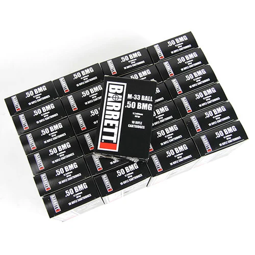 Barrett Rifle 50 BMG 661gr, M33 Ball, 10rd Box