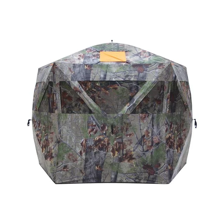 Barronett Blinds Feather Five Ground Blind Bloodtrail Backwoods Camo 5-Sided 4-Hunter