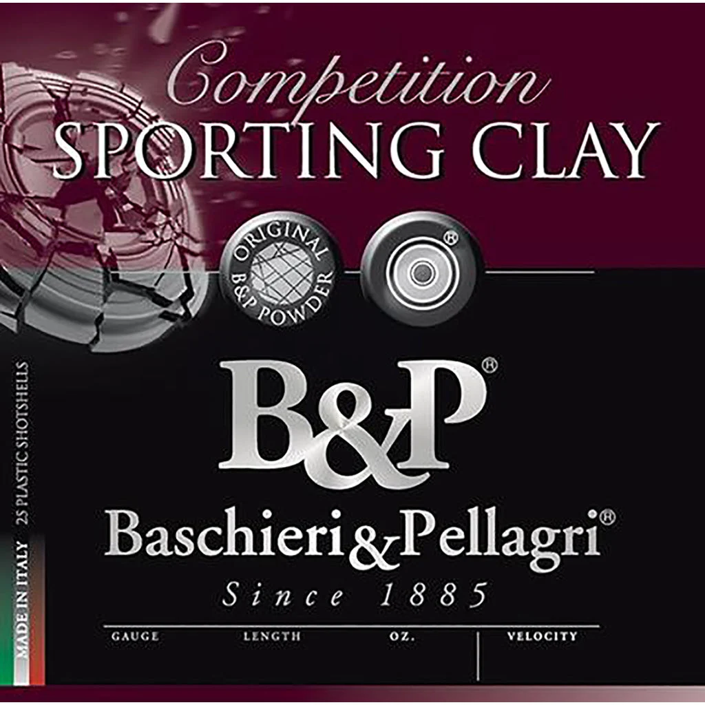 Baschieri and Pellagri Competition Sporting Clay High Velocity 12 Gauge 2.75 in / 2.75 in #8 1 oz
