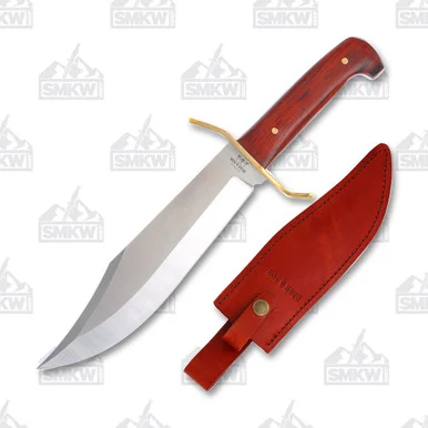 Bear & Son 12" Cocobola Gold Rush Bowie Fixed Blade BRCB0034