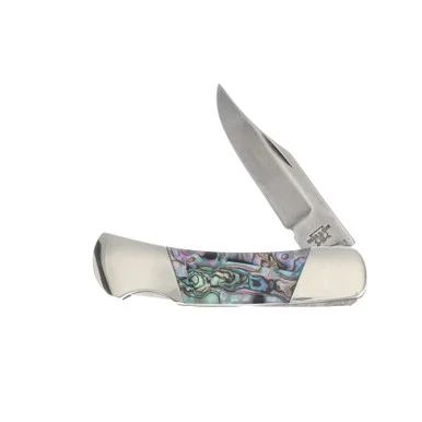 Bear & Son Mini Executive Lockback Folding Knife Abalone BRAB26