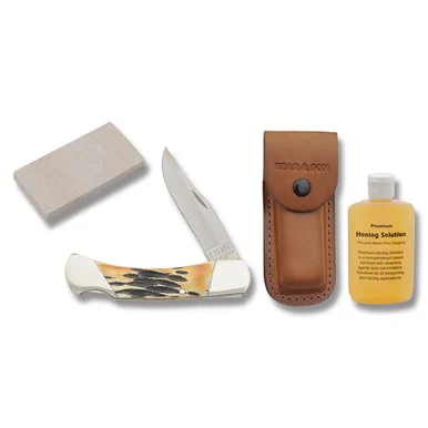 Bear & Son Professional Lockback Folding Knife Gift Set BRS597