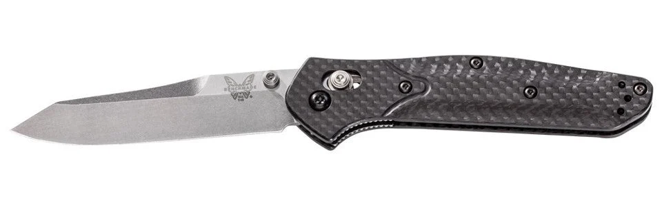 Benchmade 940-1 OSBORNE Axis Folding Knife, S90V, Reverse Tanto, CF