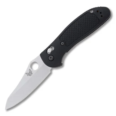 Benchmade Griptilian Folding Knife Black 3.45in Satin Sheepsfoot Blade BM550S30V