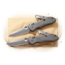 Benchmade Tactical Triage Folder-Black Combo Edge