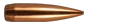 Berger 30 Caliber (0.308) 155.5 Grain Fullbore Target Rifle Bullet [100/Box]