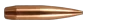 Berger 6MM Caliber (0.243) 105 Grain Very Low Drag (VLD) Hunting Rifle Bullet [100/Box]