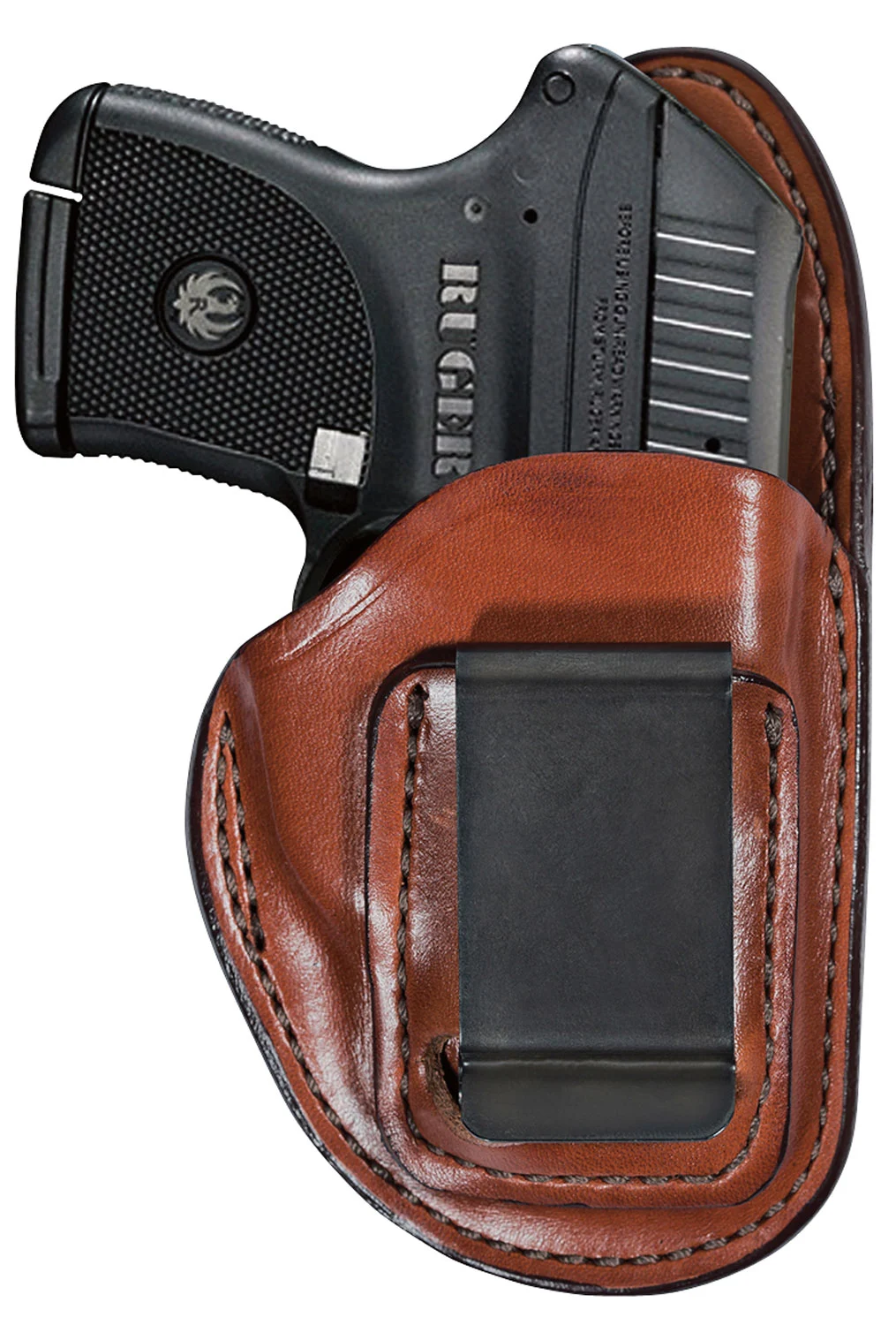 Bianchi 19236 100 ProfessionalIWB Size 12 Tan Leather Belt Clip Compatible w/Sig P220/Glock 17/22/Beretta Px4 Storm Belt 1.75″ Wide Right Hand