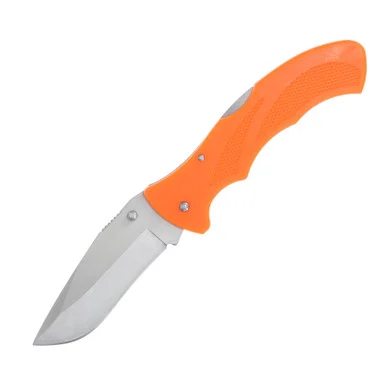 Big Boy Lockback Folding Knife (Satin Clip Point, Orange ABS) 210670OR