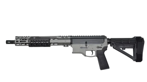 Bilson Arms BA-15FCP 338 ARC 14.50" Barrel, Gray/Graphite Cerakote Aluminum Receiver, M-LOK, Black SBA4 Brace