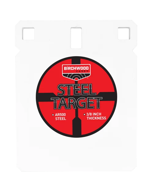 Birchwood Casey Centerfire Target 3/8" AR500 Steel 8" Square Gong