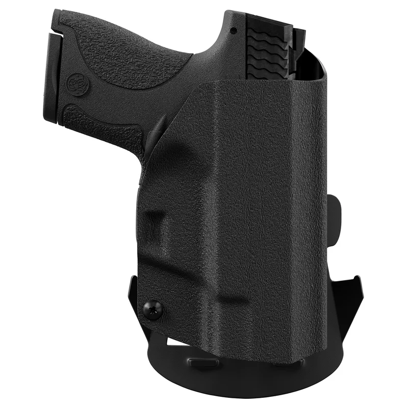 Black Kydex OWB Paddle holster Custom Designed Paddle
