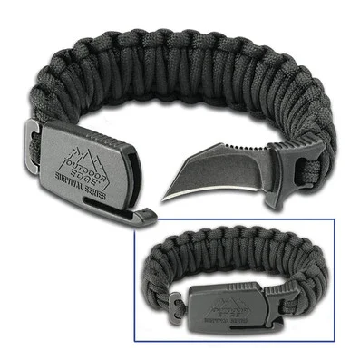 Black Para-Claw™ Bracelet w/ Blade